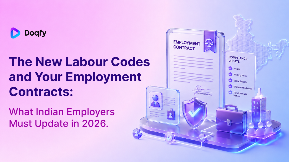 The New Labour Codes and Your Employment Contracts: What Indian Employers Must Update in 2026