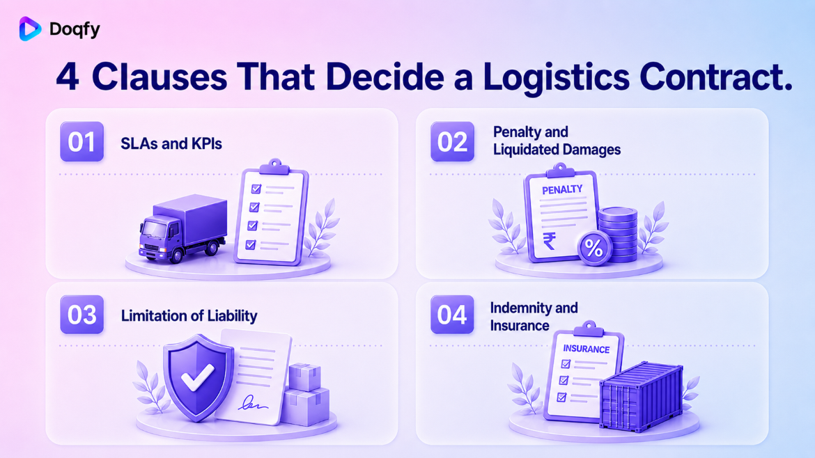 4 clauses that decide a logistics contract